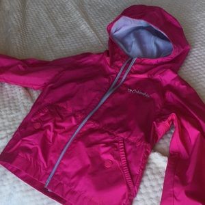 Girls Columbia windbreaker jacket, xxs4/5